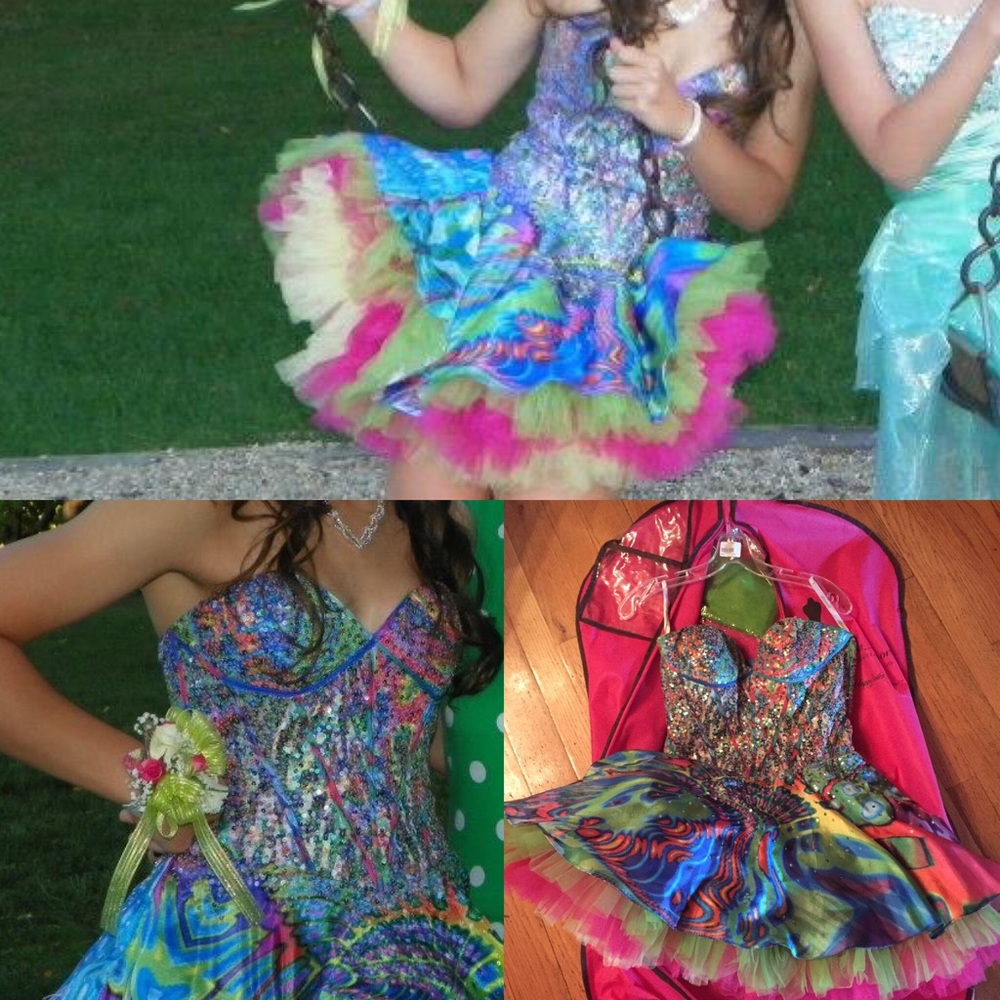 🌟Colorful Hoco Dress🌟
